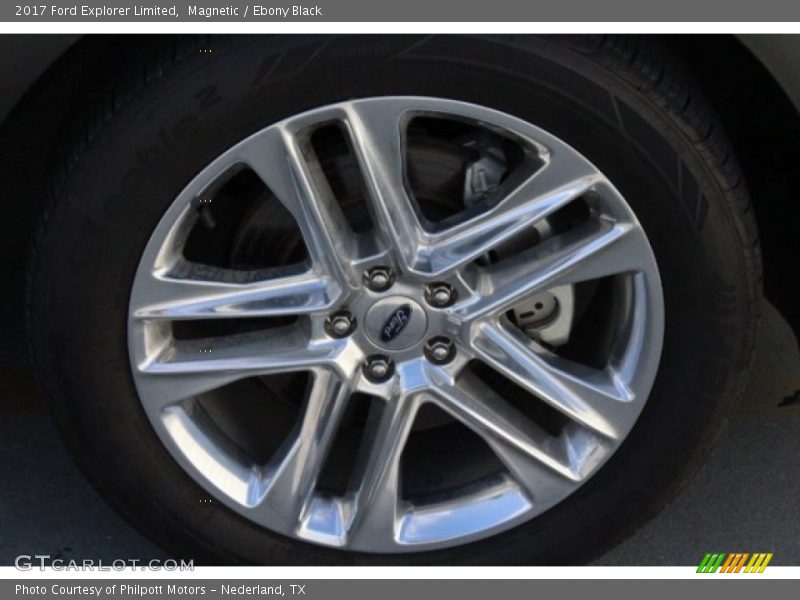 Magnetic / Ebony Black 2017 Ford Explorer Limited