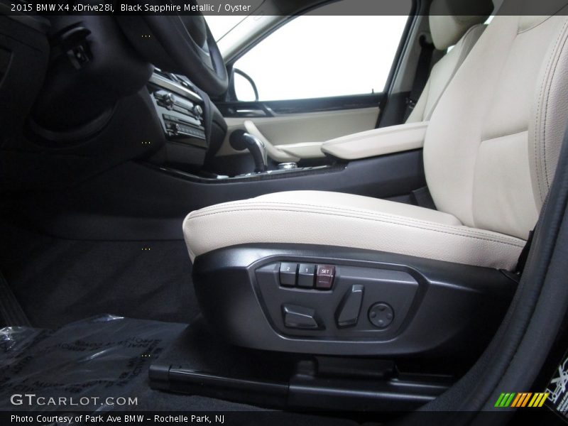 Black Sapphire Metallic / Oyster 2015 BMW X4 xDrive28i