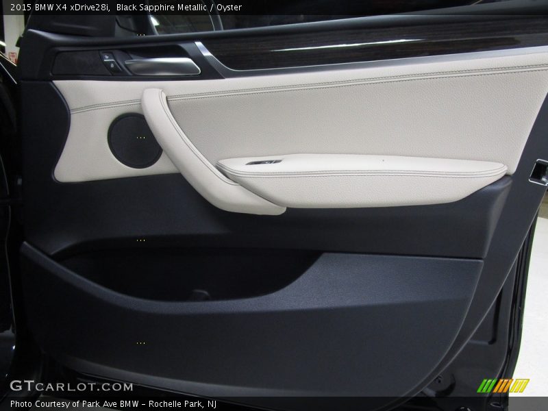 Black Sapphire Metallic / Oyster 2015 BMW X4 xDrive28i