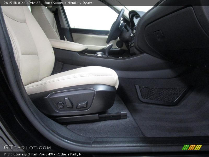 Black Sapphire Metallic / Oyster 2015 BMW X4 xDrive28i