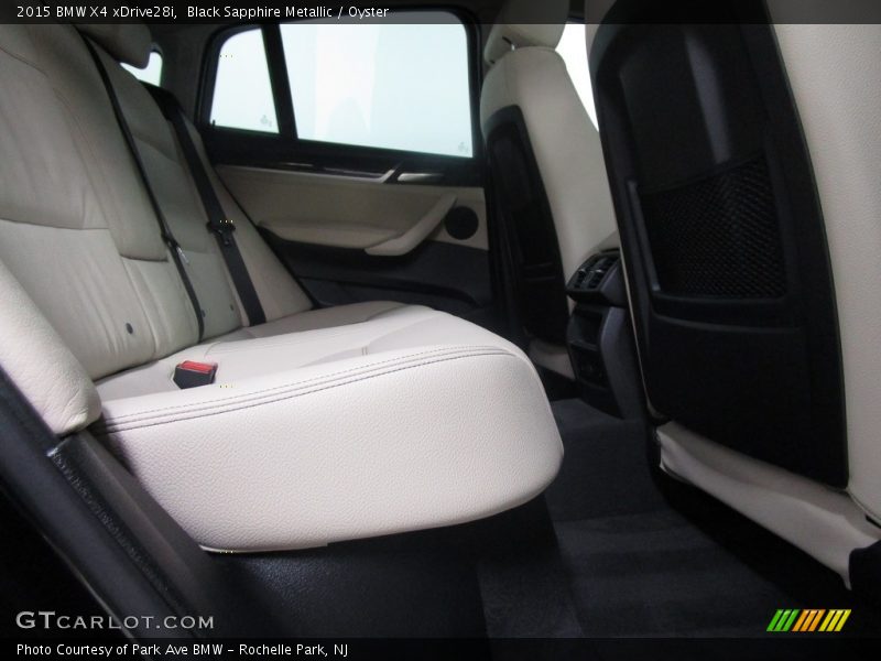 Black Sapphire Metallic / Oyster 2015 BMW X4 xDrive28i