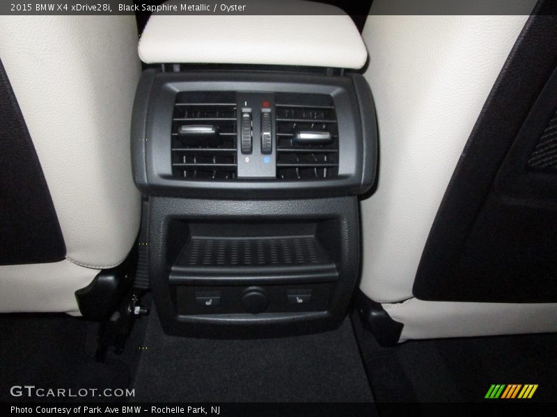 Black Sapphire Metallic / Oyster 2015 BMW X4 xDrive28i
