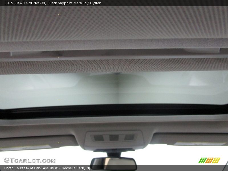 Black Sapphire Metallic / Oyster 2015 BMW X4 xDrive28i