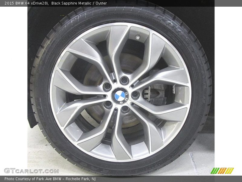 Black Sapphire Metallic / Oyster 2015 BMW X4 xDrive28i