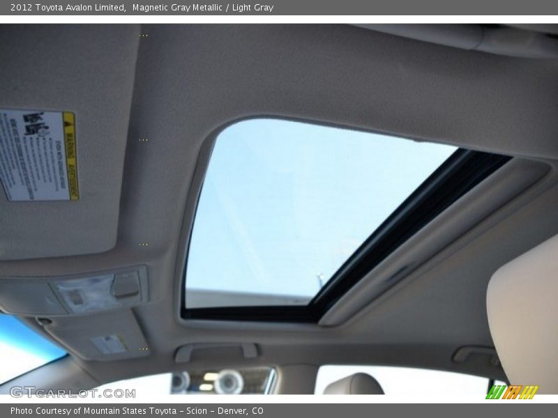 Magnetic Gray Metallic / Light Gray 2012 Toyota Avalon Limited