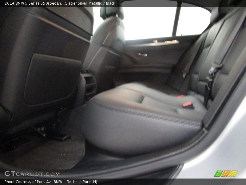 Glacier Silver Metallic / Black 2014 BMW 5 Series 550i Sedan