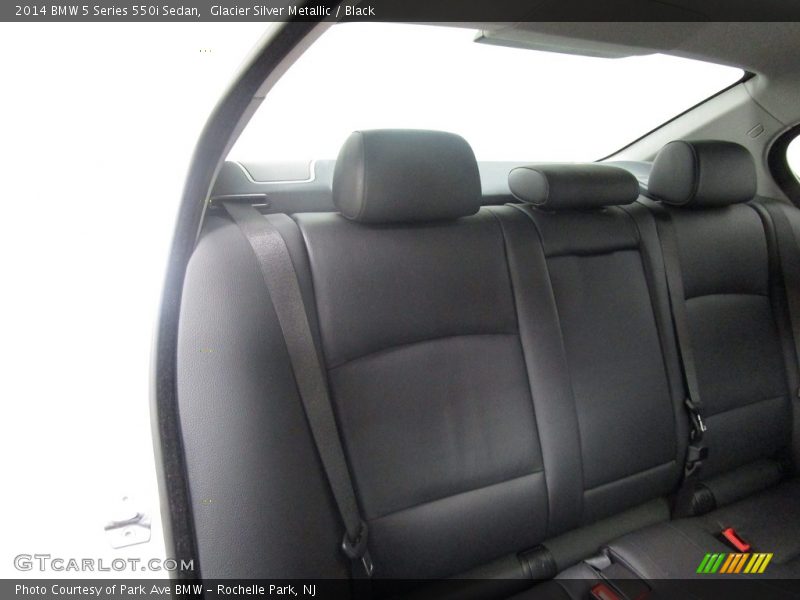Glacier Silver Metallic / Black 2014 BMW 5 Series 550i Sedan