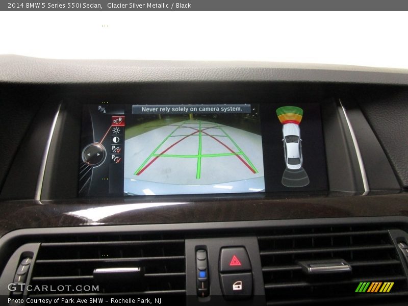 Glacier Silver Metallic / Black 2014 BMW 5 Series 550i Sedan