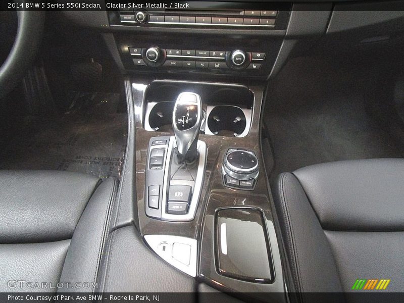 Glacier Silver Metallic / Black 2014 BMW 5 Series 550i Sedan