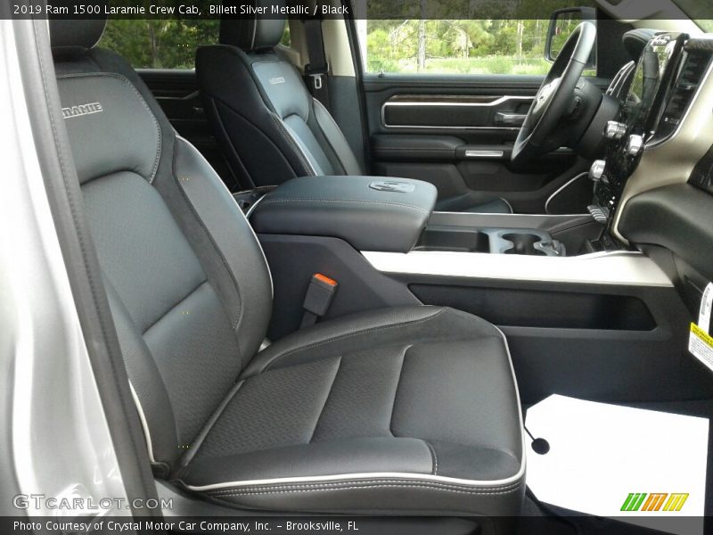 Front Seat of 2019 1500 Laramie Crew Cab