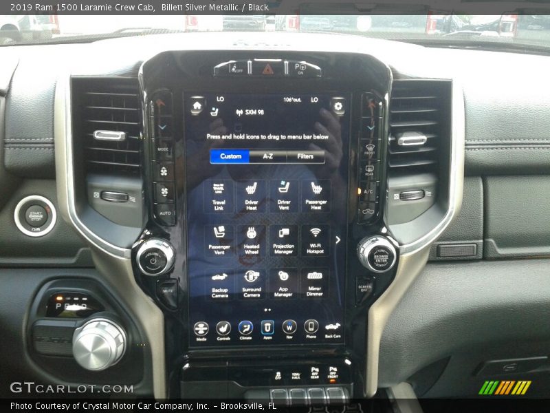 Controls of 2019 1500 Laramie Crew Cab