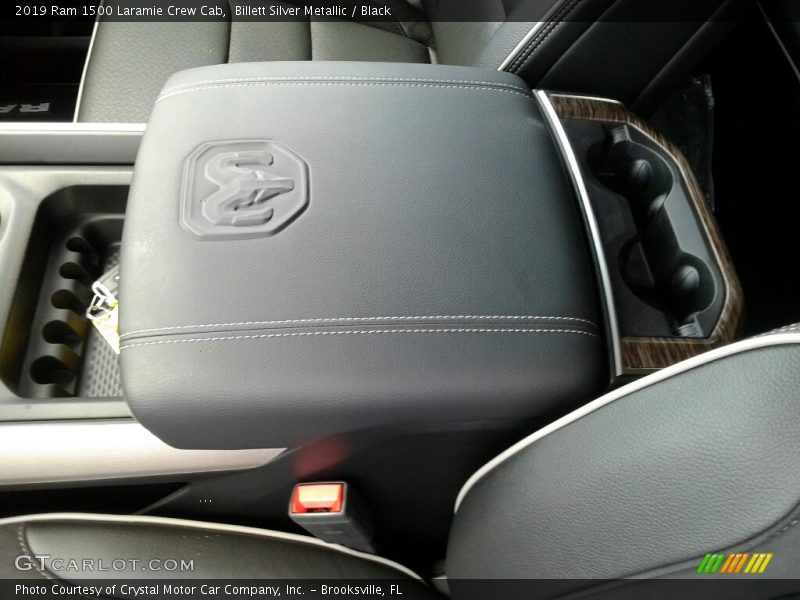 Billett Silver Metallic / Black 2019 Ram 1500 Laramie Crew Cab