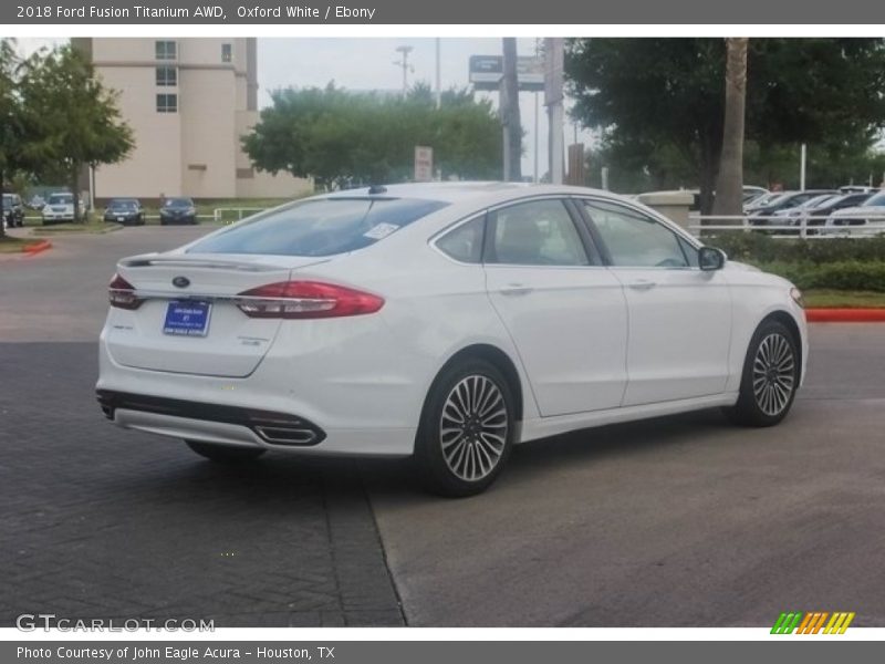 Oxford White / Ebony 2018 Ford Fusion Titanium AWD