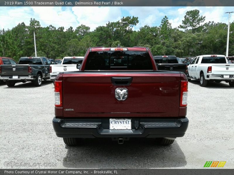 Delmonico Red Pearl / Black 2019 Ram 1500 Tradesman Quad Cab