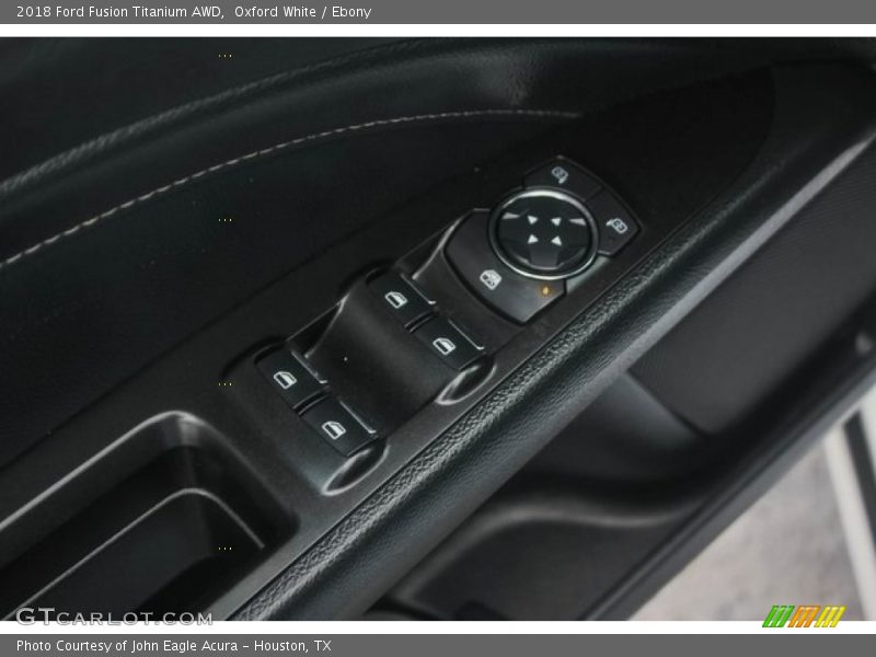 Oxford White / Ebony 2018 Ford Fusion Titanium AWD
