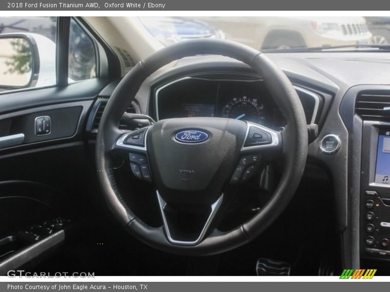  2018 Fusion Titanium AWD Steering Wheel