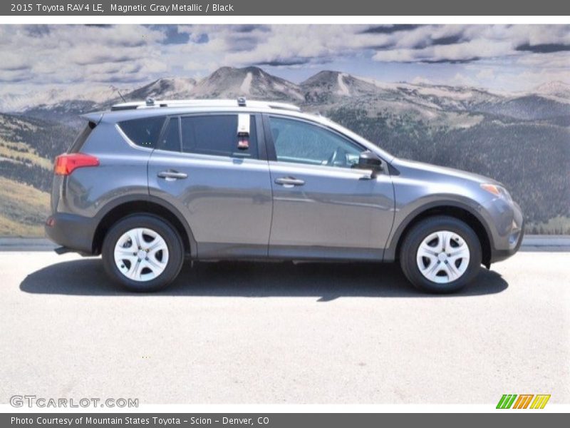 Magnetic Gray Metallic / Black 2015 Toyota RAV4 LE