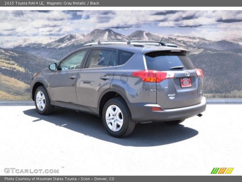 Magnetic Gray Metallic / Black 2015 Toyota RAV4 LE