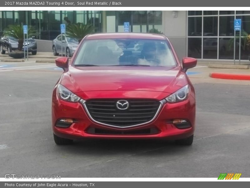 Soul Red Metallic / Black 2017 Mazda MAZDA3 Touring 4 Door