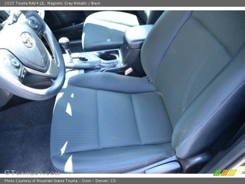 Magnetic Gray Metallic / Black 2015 Toyota RAV4 LE
