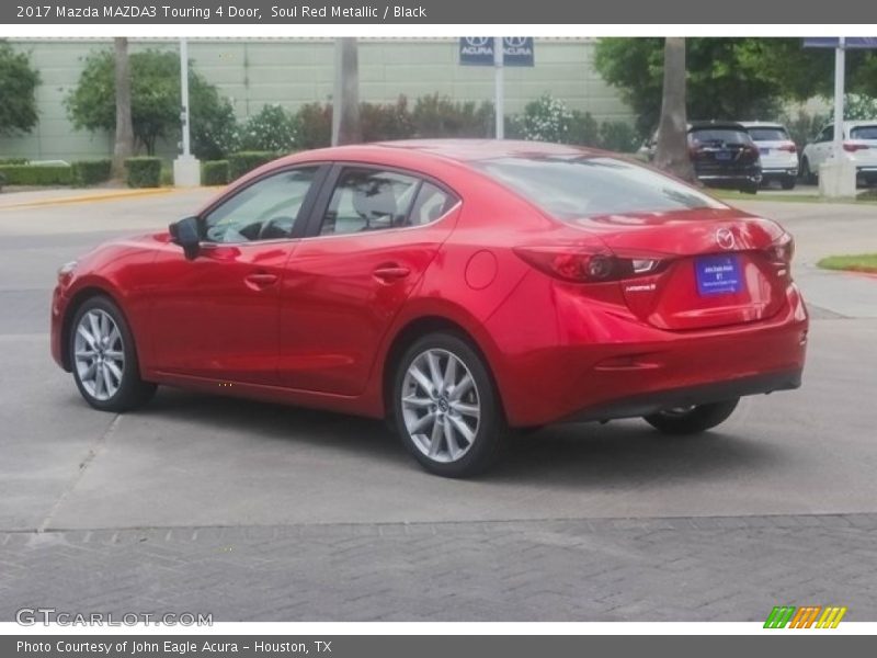 Soul Red Metallic / Black 2017 Mazda MAZDA3 Touring 4 Door