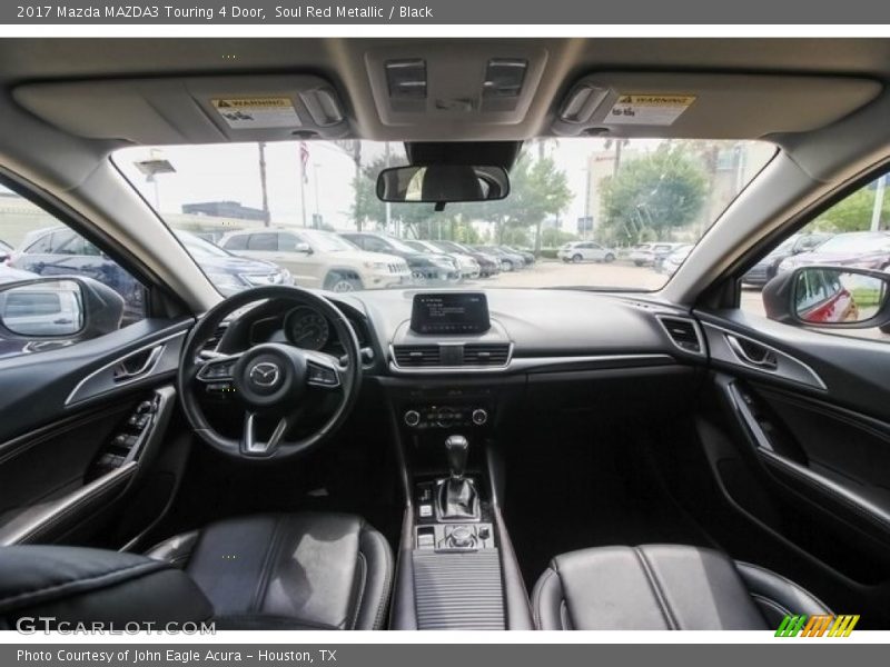 Soul Red Metallic / Black 2017 Mazda MAZDA3 Touring 4 Door