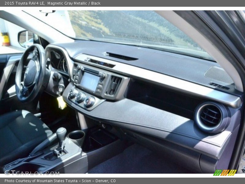 Magnetic Gray Metallic / Black 2015 Toyota RAV4 LE