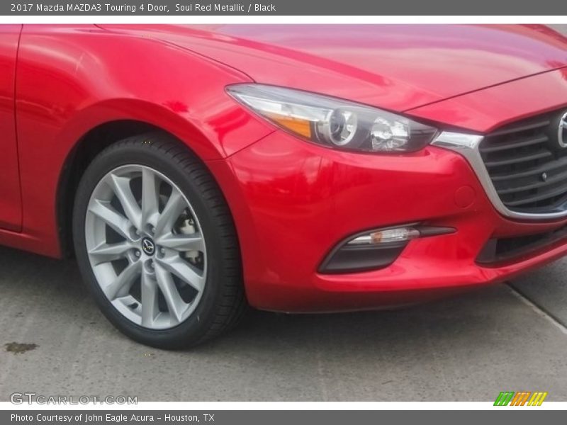 Soul Red Metallic / Black 2017 Mazda MAZDA3 Touring 4 Door