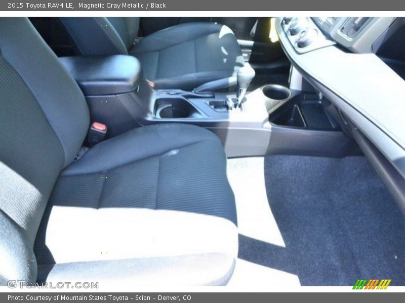 Magnetic Gray Metallic / Black 2015 Toyota RAV4 LE