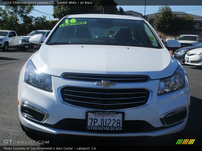 Summit White / Jet Black 2016 Chevrolet Cruze Limited LTZ