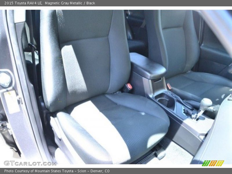 Magnetic Gray Metallic / Black 2015 Toyota RAV4 LE