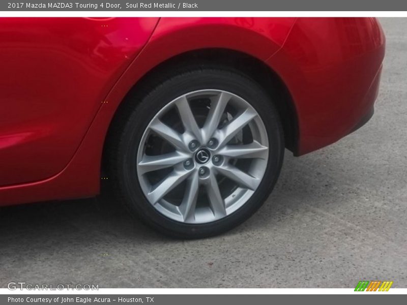 Soul Red Metallic / Black 2017 Mazda MAZDA3 Touring 4 Door
