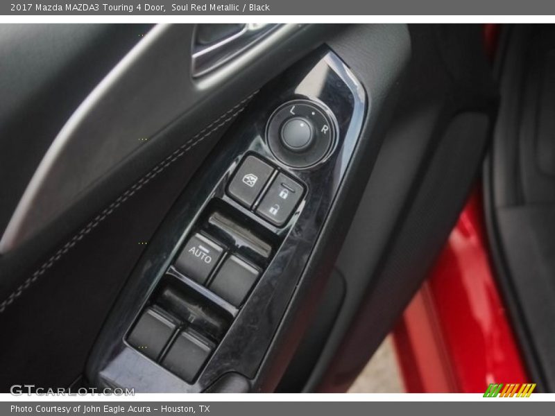 Soul Red Metallic / Black 2017 Mazda MAZDA3 Touring 4 Door