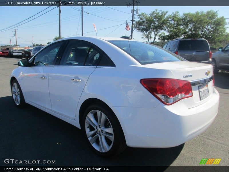 Summit White / Jet Black 2016 Chevrolet Cruze Limited LTZ
