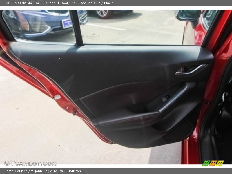 Soul Red Metallic / Black 2017 Mazda MAZDA3 Touring 4 Door
