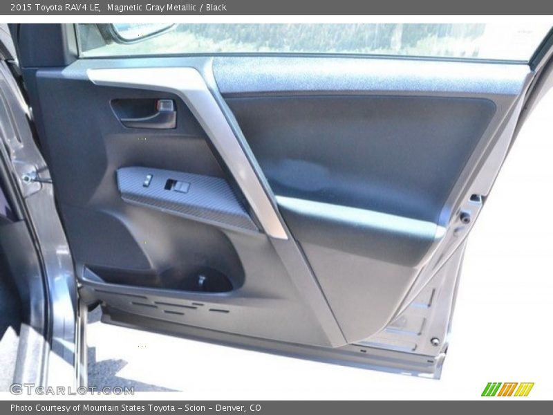 Magnetic Gray Metallic / Black 2015 Toyota RAV4 LE