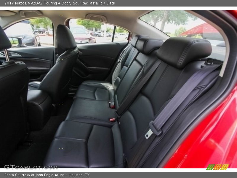 Soul Red Metallic / Black 2017 Mazda MAZDA3 Touring 4 Door