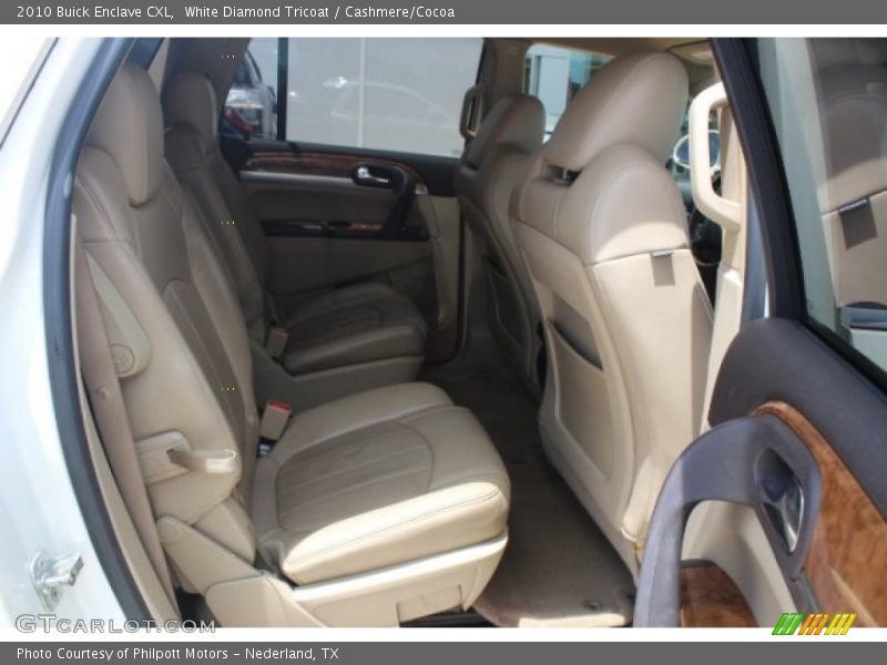 White Diamond Tricoat / Cashmere/Cocoa 2010 Buick Enclave CXL
