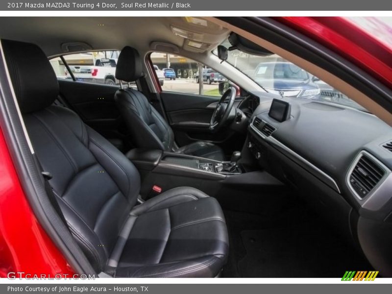 Soul Red Metallic / Black 2017 Mazda MAZDA3 Touring 4 Door