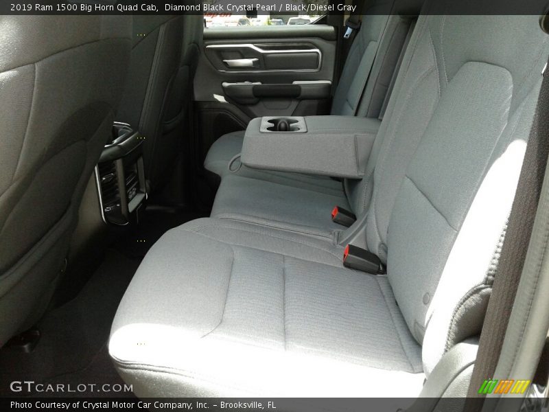 Rear Seat of 2019 1500 Big Horn Quad Cab