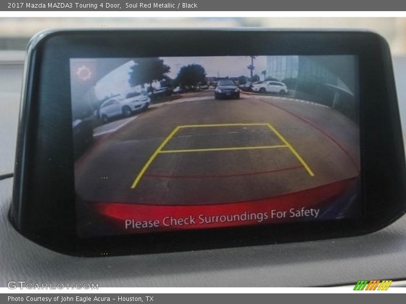 Soul Red Metallic / Black 2017 Mazda MAZDA3 Touring 4 Door