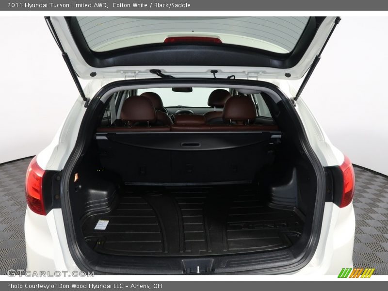 Cotton White / Black/Saddle 2011 Hyundai Tucson Limited AWD