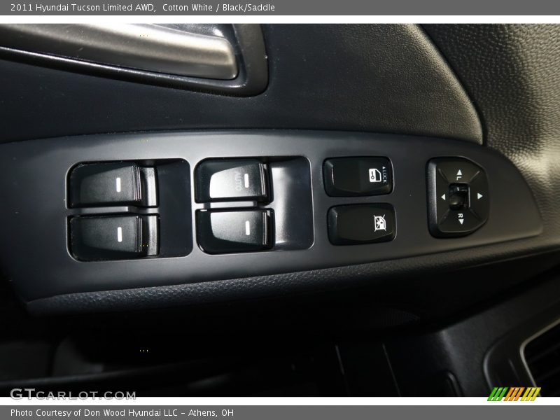 Cotton White / Black/Saddle 2011 Hyundai Tucson Limited AWD