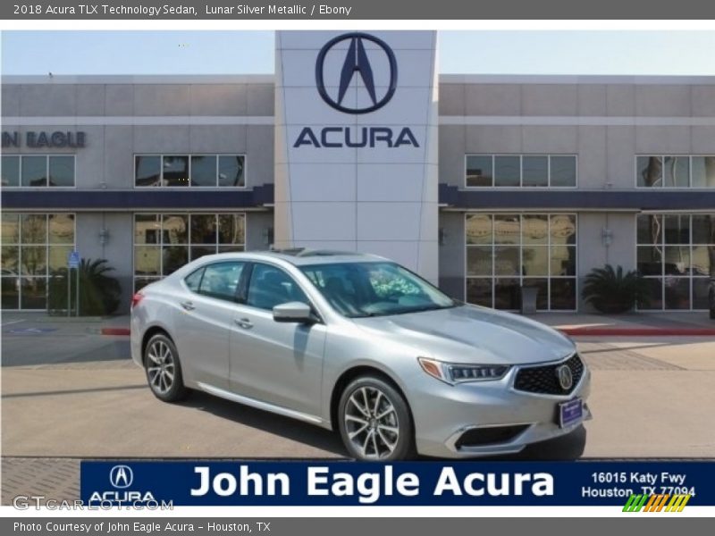 Lunar Silver Metallic / Ebony 2018 Acura TLX Technology Sedan