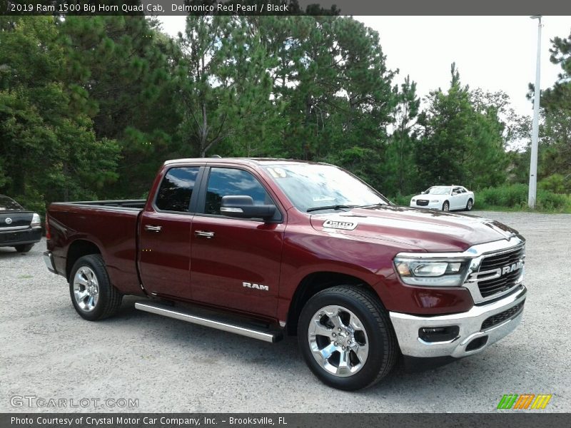 Delmonico Red Pearl / Black 2019 Ram 1500 Big Horn Quad Cab