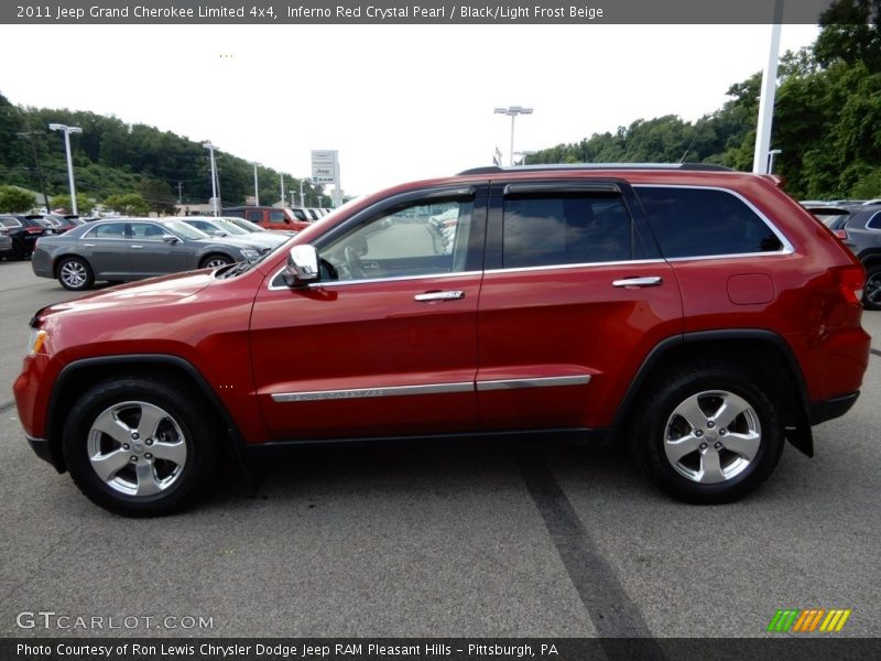 Inferno Red Crystal Pearl / Black/Light Frost Beige 2011 Jeep Grand Cherokee Limited 4x4