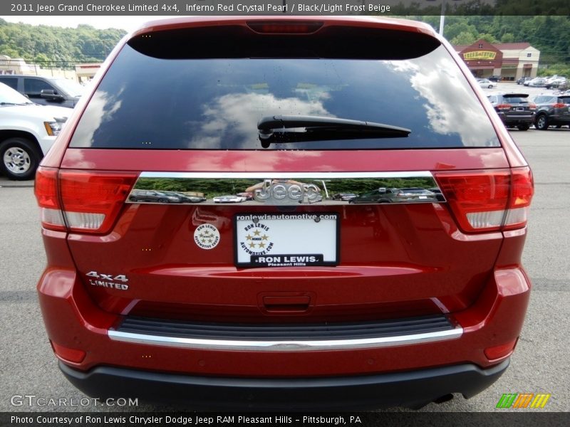 Inferno Red Crystal Pearl / Black/Light Frost Beige 2011 Jeep Grand Cherokee Limited 4x4