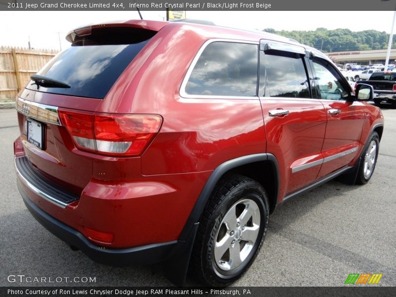 Inferno Red Crystal Pearl / Black/Light Frost Beige 2011 Jeep Grand Cherokee Limited 4x4