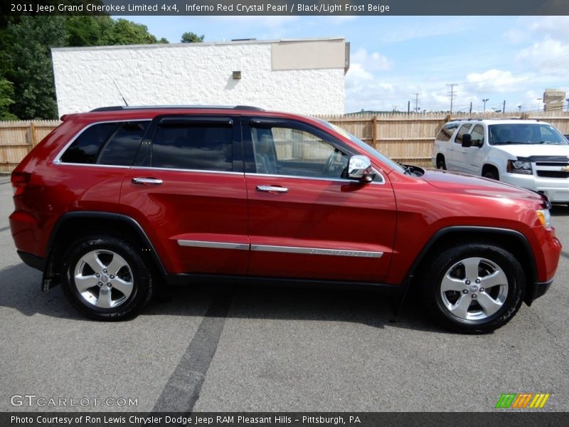 Inferno Red Crystal Pearl / Black/Light Frost Beige 2011 Jeep Grand Cherokee Limited 4x4