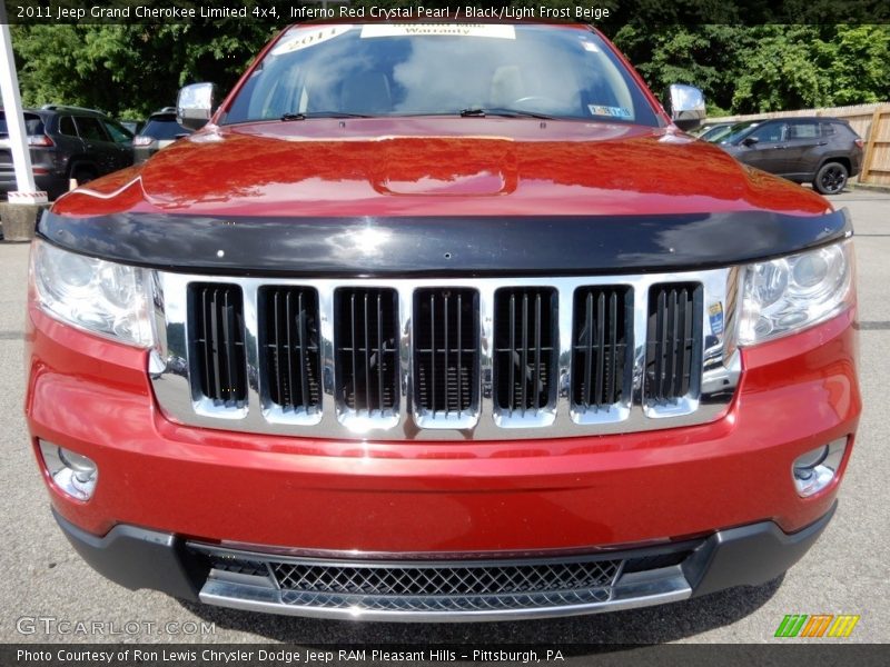 Inferno Red Crystal Pearl / Black/Light Frost Beige 2011 Jeep Grand Cherokee Limited 4x4